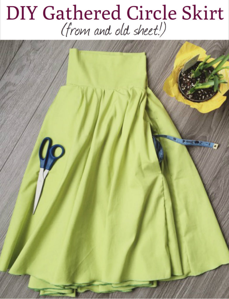 DIY Gathered Circle Skirt Sewing Tutorial (with pockets!) – Apple Tree ...